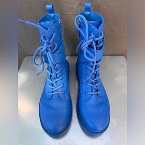 Guess Blue Orana Combat Boots